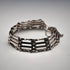 英国ヴィンテージ 純銀製 バーゲートスタイル ブレスレット 13g