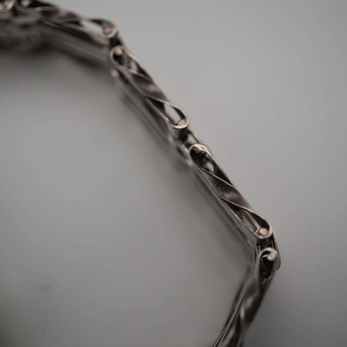 English Vintage Sterling Silver Bargate Style Bracelet 13g