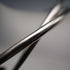 UK-made Double Interlocking Sterling Silver Bangle 51g NK