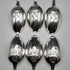 1896 Antique English Sterling Silver Picture-back Teaspoons, Set of 6, Total 84g, by Thomas Bradbury & Sons, Cased