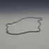 English Vintage Sterling Silver Twisted Rope Chain Necklace 39cm 7.3g