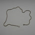 English Vintage Sterling Silver Twisted Rope Chain Necklace 39cm 7.3g