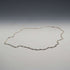 British Vintage Sterling Silver Figaro Chain Necklace 60cm 11g