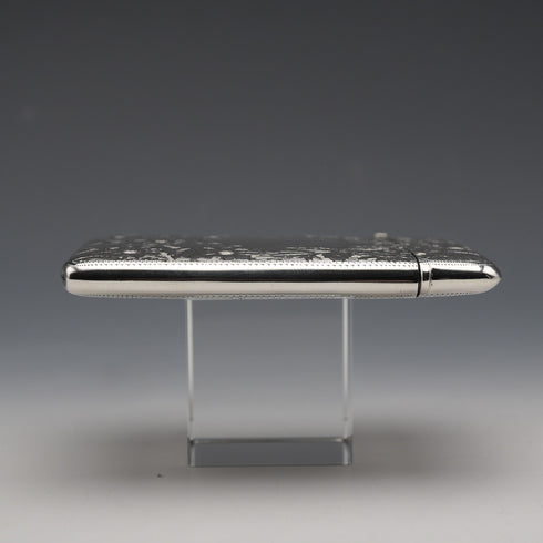 1906年 英国アンティーク 純銀製 カードケース 64g Joseph Gloster