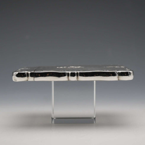 1846年 英国アンティーク 純銀製 カードケース 77g Edward Smith