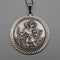 Vintage Sterling Silver St. Christopher Medal Pendant with Sterling Silver Necklace, Total 5.8g