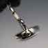UK Vintage Sterling Silver Onyx & MOP Reversible Pendant with Sterling Silver Necklace, Total 12g