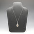 Vintage Sterling Silver & Marcasite Teardrop Pendant with Sterling Silver Necklace, Total 6.1g