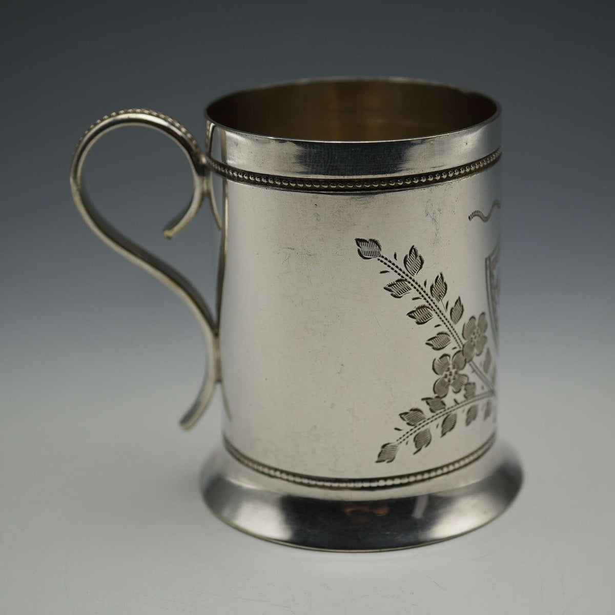 約1906年英國古董鍍銀洗禮杯Daniel&Arter – SILVER-LUG