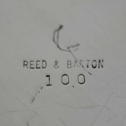 米国ヴィンテージ シルバープレート製 フクロウ彫刻 アクセサリートレイ Reed&Barton