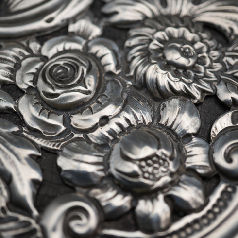 1902 English Antique Solid Silver Blotter Folder by SW Smith & Co