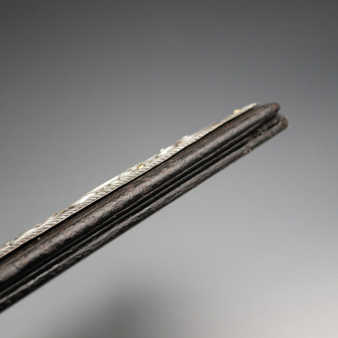 1902 English Antique Solid Silver Blotter Folder by SW Smith & Co