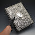 1902 English Antique Solid Silver Blotter Folder by SW Smith & Co