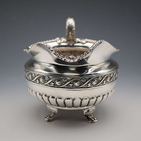 1822 English Antique Irish Sterling Silver Jug 247g James Scott