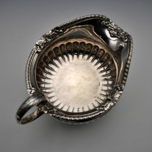 1822 English Antique Irish Sterling Silver Jug 247g James Scott