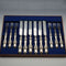 Late 19th Century English Antique Silver Plated Cutlery 6-Piece Set by Martin & Hall