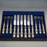 Late 19th Century English Antique Silver Plated Cutlery 6-Piece Set by Martin & Hall