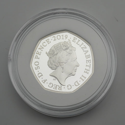 UK "The Gruffalo" 20th Anniversary 50p Proof Silver Coin Royal Mint, Cased with Certificate of Authenticity