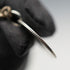 UK Antique Silver Plated Albert Chain with 1838 Sixpence Silver Fob