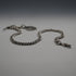 British Antique Solid Silver Albert Chain with Solid Silver Medal Fob 37cm total length 59g