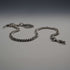 British Antique Solid Silver Albert Chain with Solid Silver Medal Fob 37cm total length 59g