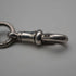 British Antique Solid Silver Albert Chain with Solid Silver Medal Fob 37cm total length 59g