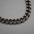 English Antique Sterling Silver Albert Chain with Sterling Silver Medal Fob, 22cm Total Length, 39g