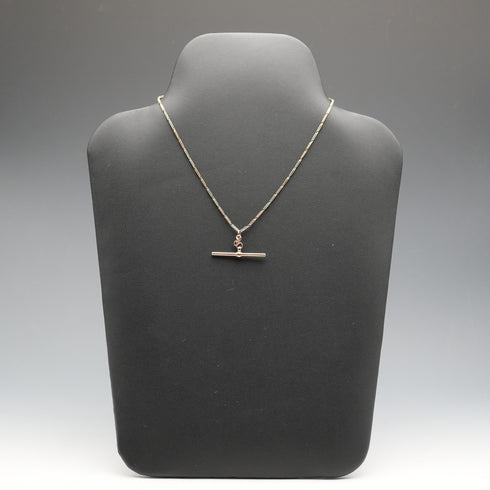Antique K9 Gold Two-Tone Ladies Albert Chain, 6.8g