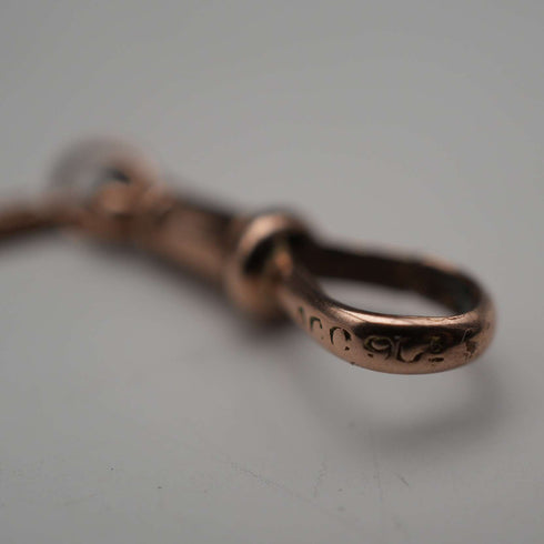 Antique K9 Gold Two-Tone Ladies Albert Chain, 6.8g