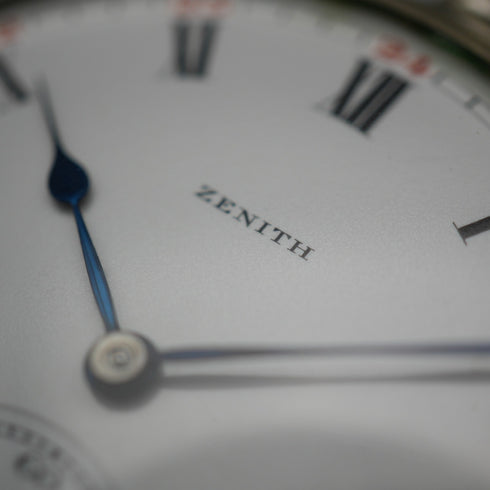 Circa 1929 Switzerland Zenith Pocket Watch Swan Neck Mechanical Open Face Runs Well