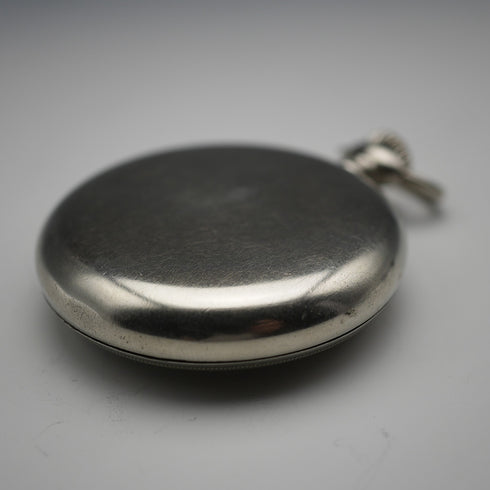c. 1929 Switzerland Zenith Pocket Watch Mechanical Railroad Watch Alloy Case Good Working Order