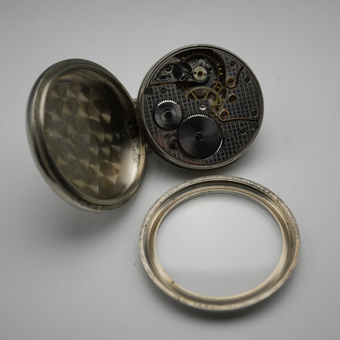 c. 1929 Switzerland Zenith Pocket Watch Mechanical Railroad Watch Alloy Case Good Working Order