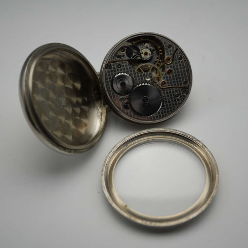 c. 1929 Switzerland Zenith Pocket Watch Mechanical Railroad Watch Alloy Case Good Working Order