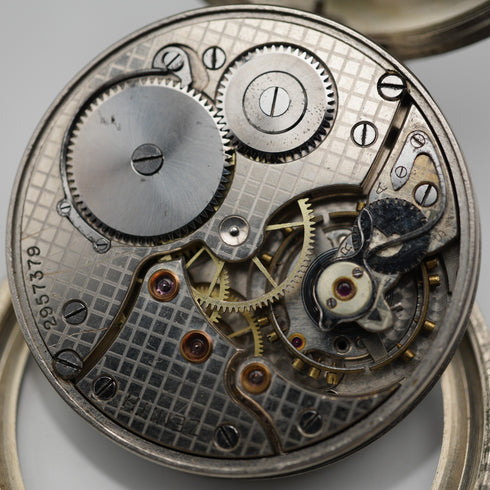 c. 1929 Switzerland Zenith Pocket Watch Mechanical Railroad Watch Alloy Case Good Working Order