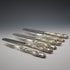 Late 19th Century English Antique Silver Plated Cutlery Set of 3 Pairs by Martin & Hall