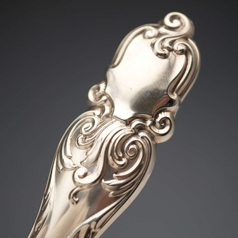 Late 19th Century English Antique Silver Plated Cutlery Set of 3 Pairs by Martin & Hall