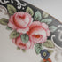 English Vintage Aynsley "Black Band & Rose" Teacup Trio Set of 2