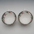 English Vintage Aynsley "Black Band & Rose" Teacup Trio Set of 2