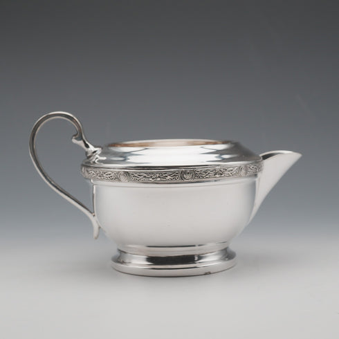 British Vintage Silver-plated Art Deco Style Tea Set by Viners