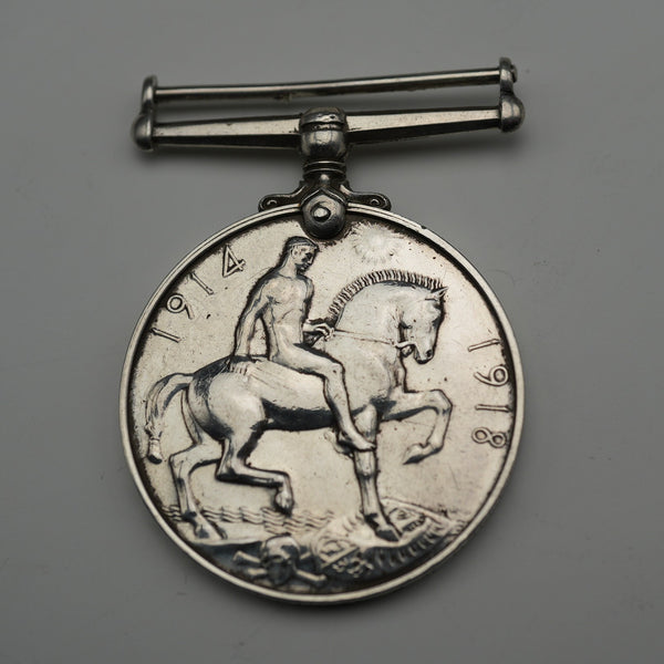 1918年 英国王ジョージ5世 第一次世界大戦終結記念 純銀製メダル 33g