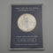 1969 "Apollo 11 Moon Landing" Sterling Silver Commemorative Medal 27g Franklin Mint with Case