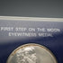 1969 "Apollo 11 Moon Landing" Sterling Silver Commemorative Medal 27g Franklin Mint with Case