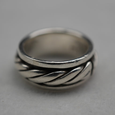 Vintage Sterling Silver Spinning Ring (Japan Size 10.5)