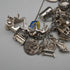 UK Vintage Silver Charm Bracelet 73g