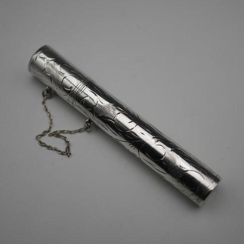 English Vintage Sterling Silver Needle Case by Mark Houghton Limited