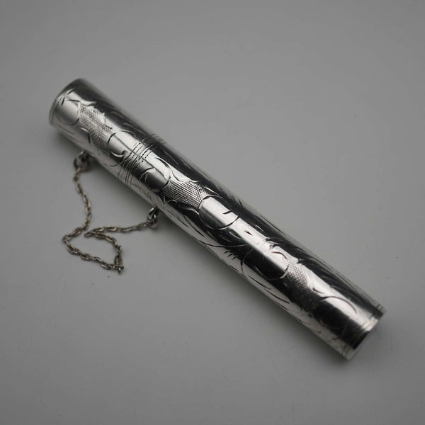 English Vintage Sterling Silver Needle Case by Mark Houghton Limited
