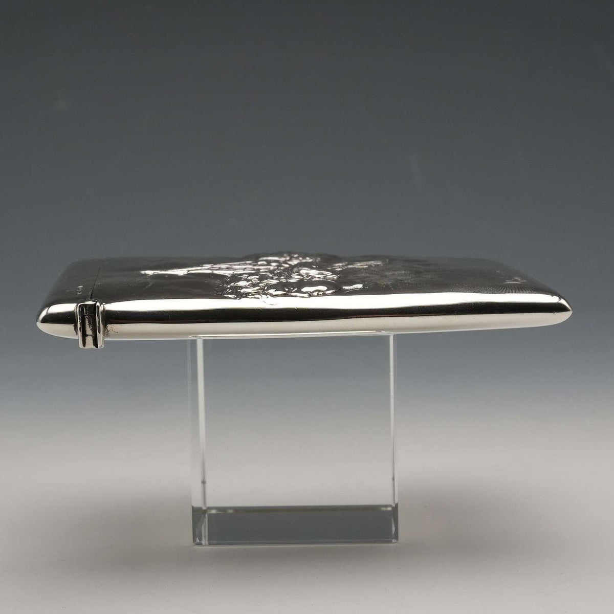 1899年 英国アンティーク 純銀製 カードケース 47g William Neale