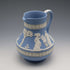 1977 British Wedgwood Jasperware Jug, Pale Blue