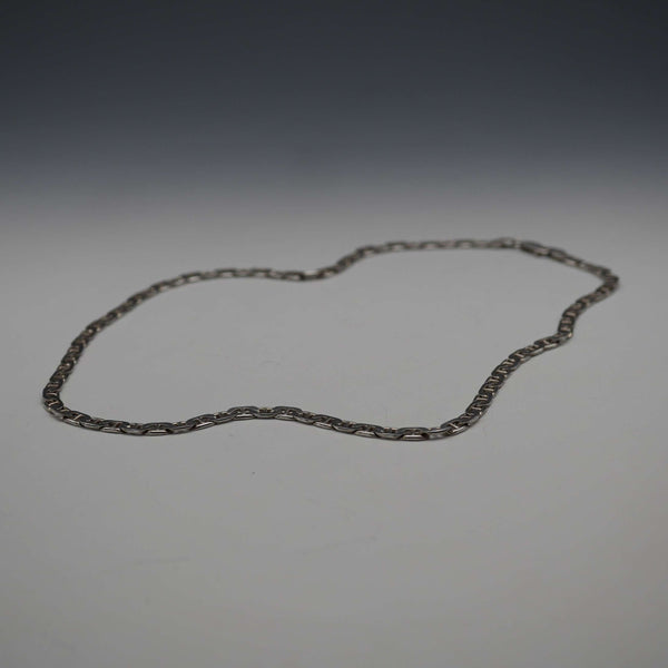 Vintage Sterling Silver Anchor Link Necklace 45cm 15g