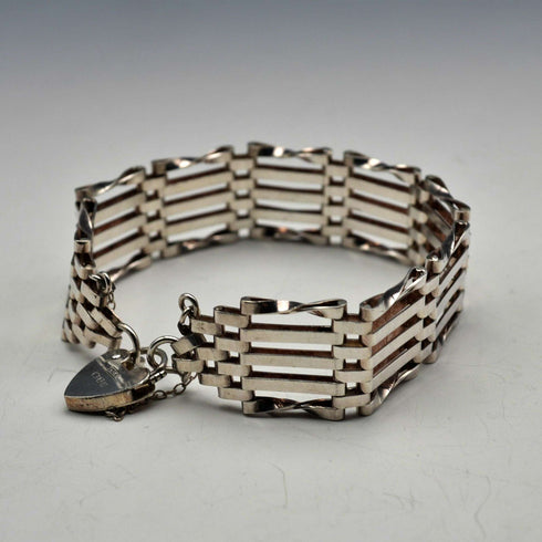 英國復古純銀製巴爾蓋特風格手鍊 13克 Alistair Stewart Jewellers